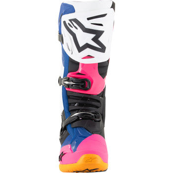 ALPINESTARS Daytona Coast Limited Edition Tech 10 Boots - White/Blue/Pink - US 12  2010020-2014-12