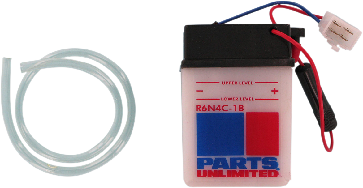 Parts Unlimited Conventional Battery 6n4c1b