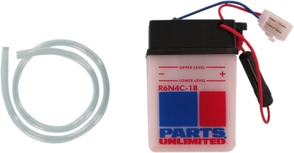 Parts Unlimited Conventional Battery 6n4c1b