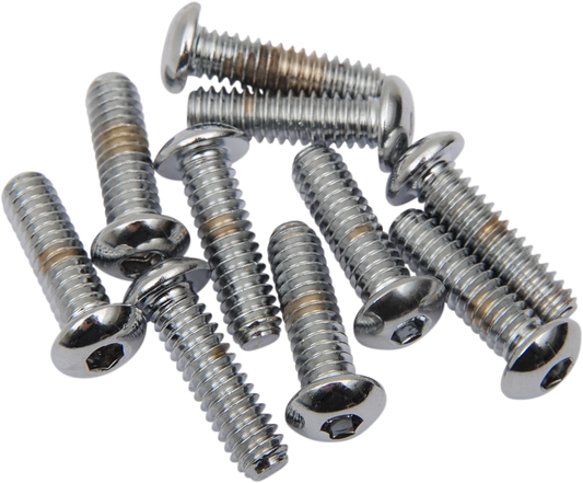 DRAG SPECIALTIES Bolts - Button-Head - 1/4"-20 x 3/4" MPB266