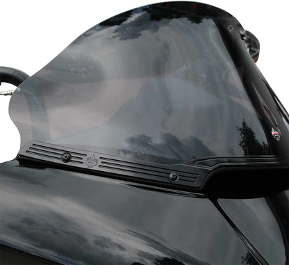 KLOCK WERKS Windshield Trim - KERF - Blacked Out KWW-01-0582