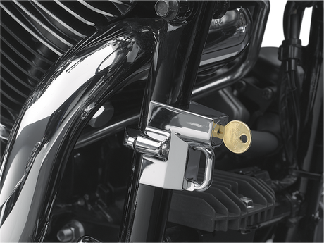 KURYAKYN Universal Helmet Lock - 1-1/4" - 1-1/2" - Chrome 4232