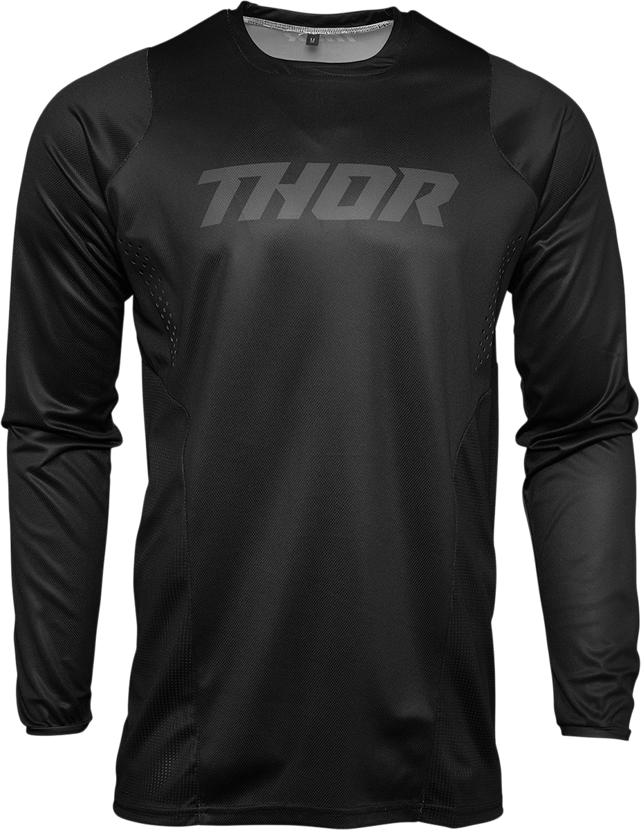 THOR Pulse Blackout Jersey - Black - Large 2910-6205