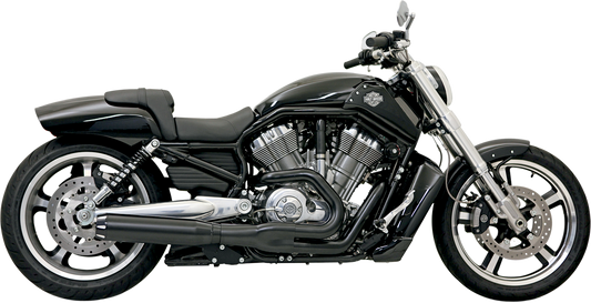 BASSANI XHAUST B1 2:1 Exhaust - Black 1V38RB