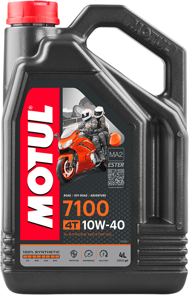 MOTUL 7100 4T Synthetic Oil - 10W-40 - 4L 104092