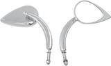 DRAG SPECIALTIES Espejo - Lágrima - Cromo - Vástago largo 0640-0387