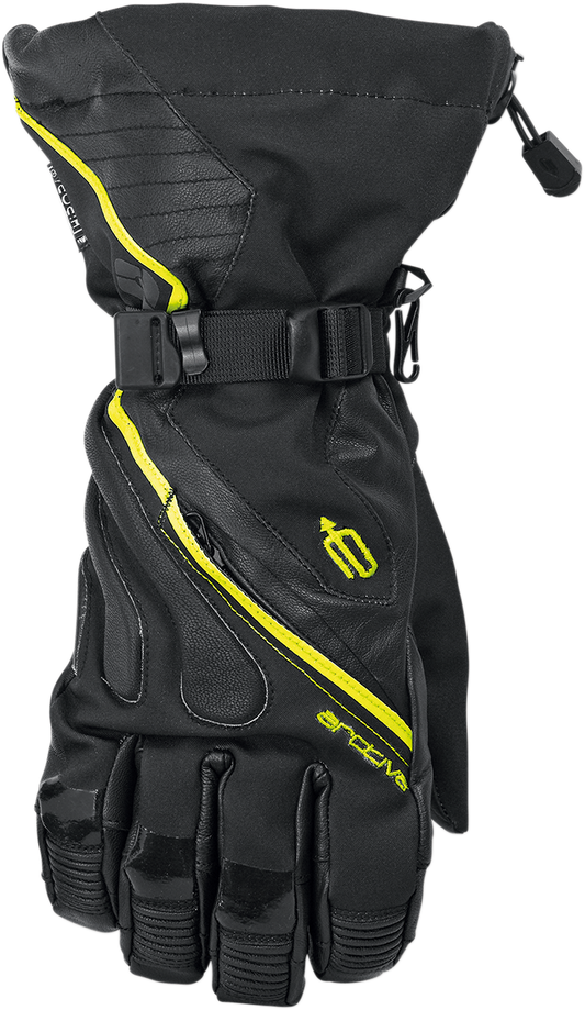 ARCTIVA Meridian Gloves - Black/Hi-Vis Yellow - Medium 3340-1207