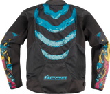 ICON Overlord3 Mesh Munchies™ Jacket - Teal - Medium 2820-6725