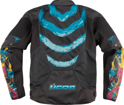 ICON Overlord3 Mesh Munchies™ Jacket - Teal - Large 2820-6726