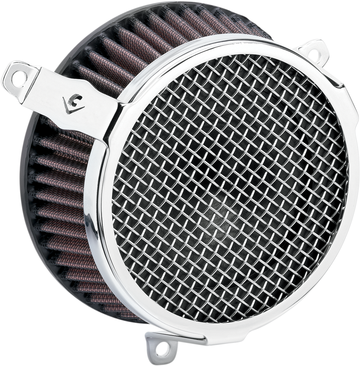 COBRA Plain Air Filter - Chrome - XL 606-0103-03