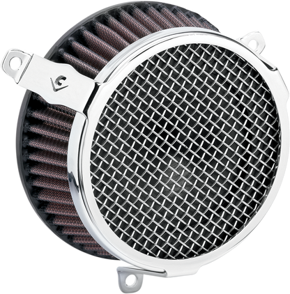 COBRA Air Filter - Plain - Chrome 606-0102-03-SB