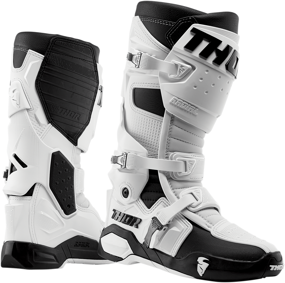 THOR Radial Boots - White - Size 11 3410-2275