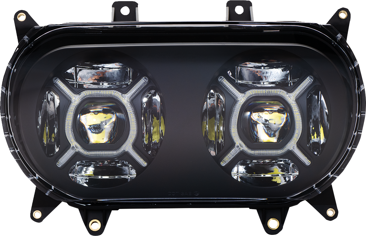 CUSTOM DYNAMICS ProGLOW™ Headlight - Black - Road Glide PG-RG-B