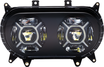 CUSTOM DYNAMICS ProGLOW™ Headlight - Black - Road Glide PG-RG-B