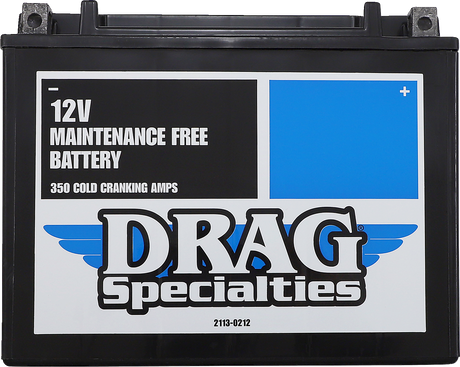 DRAG SPECIALTIES AGM Battery - YTX24HLBS NO BATT TENDER CONNECTORS DTX24HL-BS