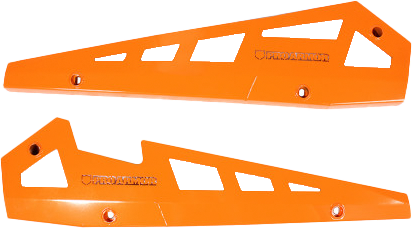 PRO ARMOR Rock Sliders Orange Pol P141221OR-446