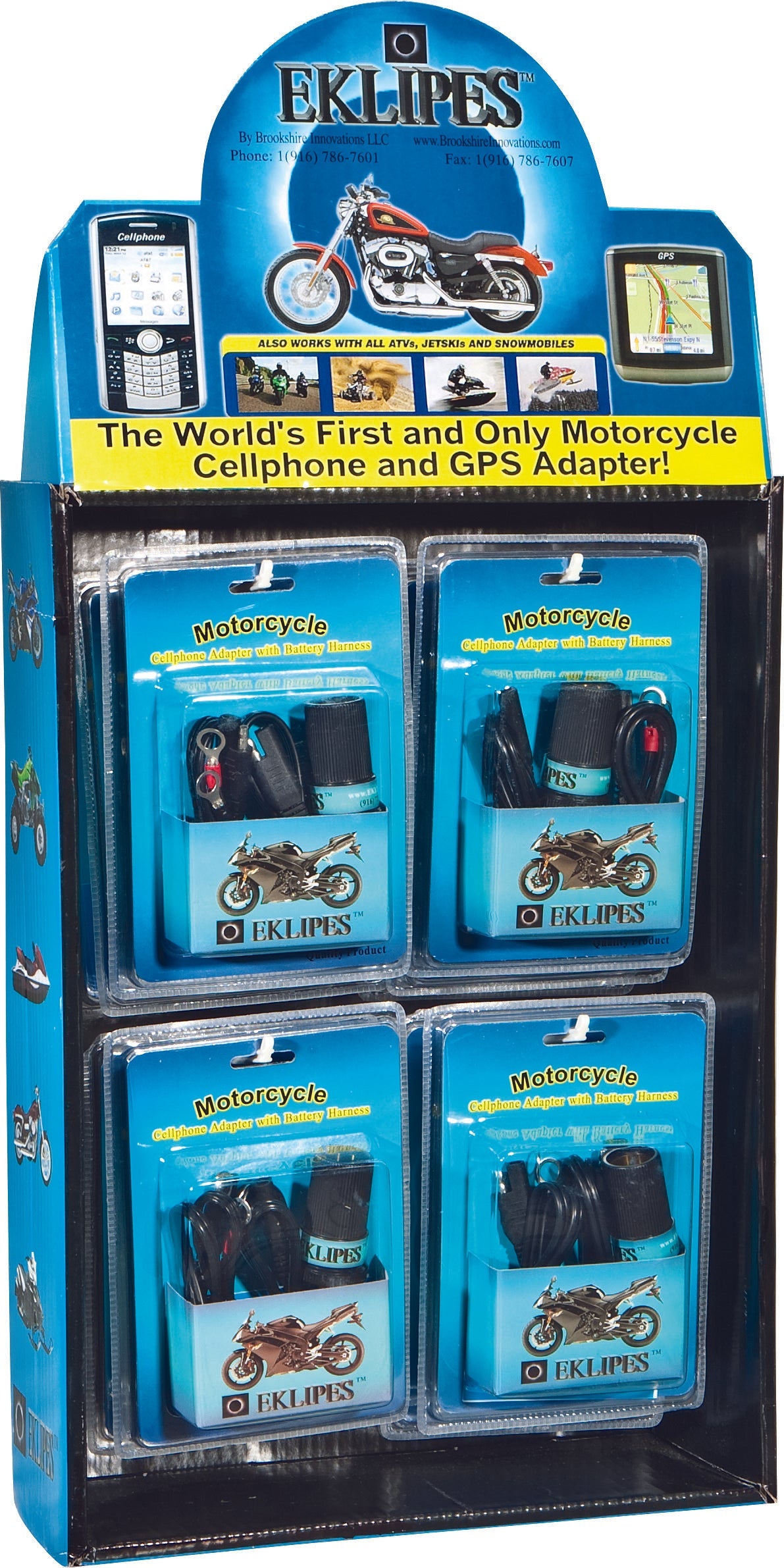 EKLIPES Cell Phone And Gps Adapter Display 12/Pk EK1-102