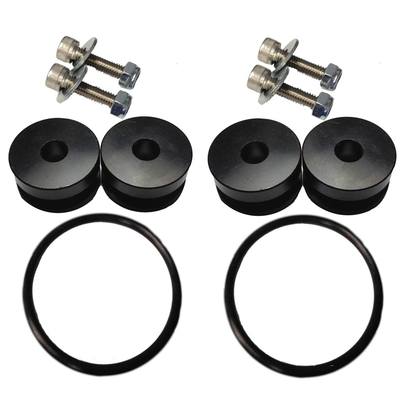 Torque Solution Billet Bumper Quick Release Kit (Black): Universal TS-UNI-026B