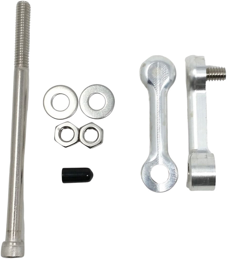 DK CUSTOM PRODUCTS Billet Tank Lift Kit 2" `04-Up Xl Machine Finish DK-SPT-TLK-2-M