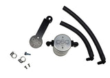 J&L 16-23 Toyota Tacoma 3.5L Driver Side Oil Separator 3.0 - Clear Anodized 3104D-C