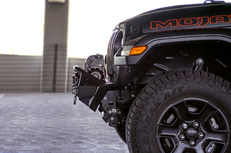 DV8 Offroad 07-23 Jeep Wrangler JK/JL & Gladiator JT FS-1 Series Stubby Front Bumper FBJL-11