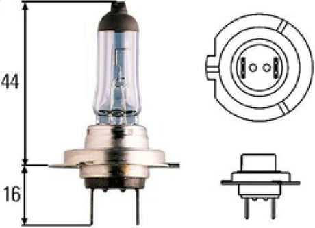 Hella Optilux H7 100W XB Extreme Blue Bulbs (Pair) LAH71070307