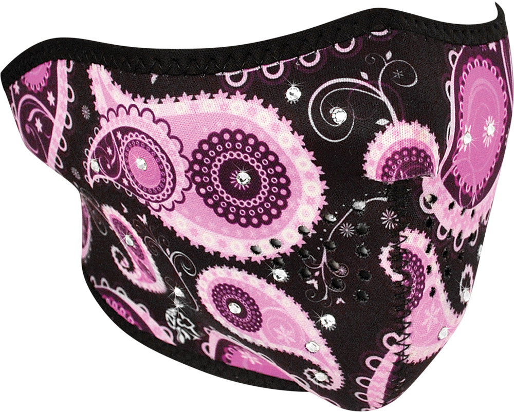 ZAN Highway Honeys Half Mask (Purple Paisley) WNFM162HB