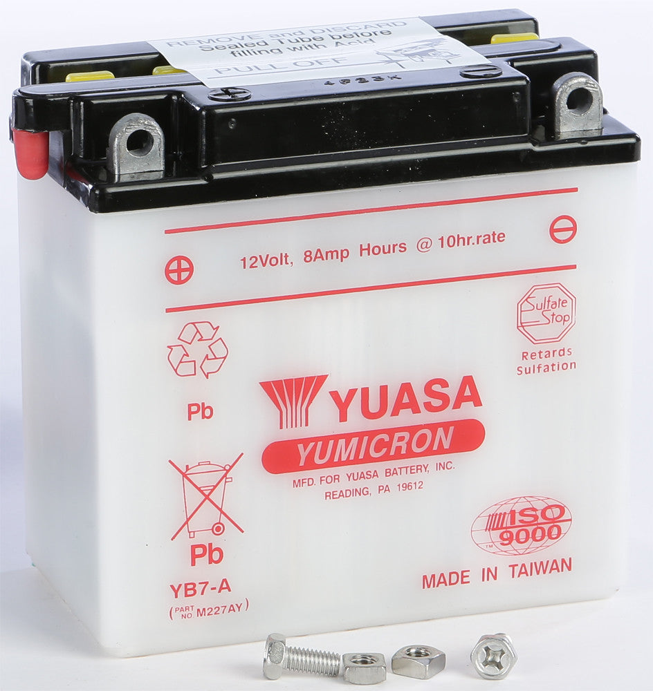 YUASA Battery Yb7-A Conventional YUAM227AY