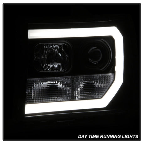 Spyder GMC Sierra 1500/2500/3500 07-13 V2 Projector Headlights- Black PRO-YD-GS07V2-LBDRL-BK 5083630