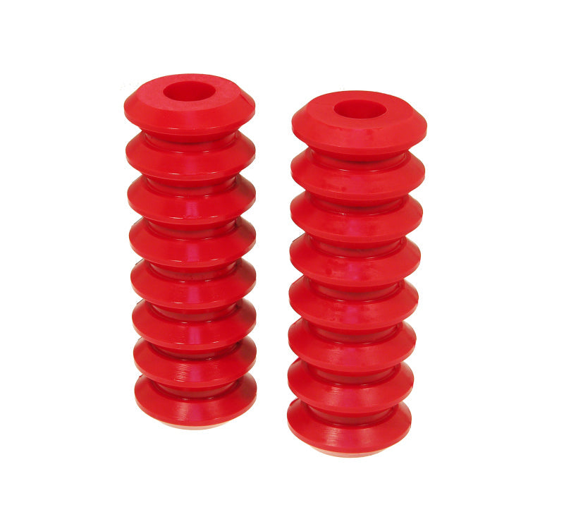 Prothane Universal Coil Spring Inserts - 10.5in High - Red 19-1705