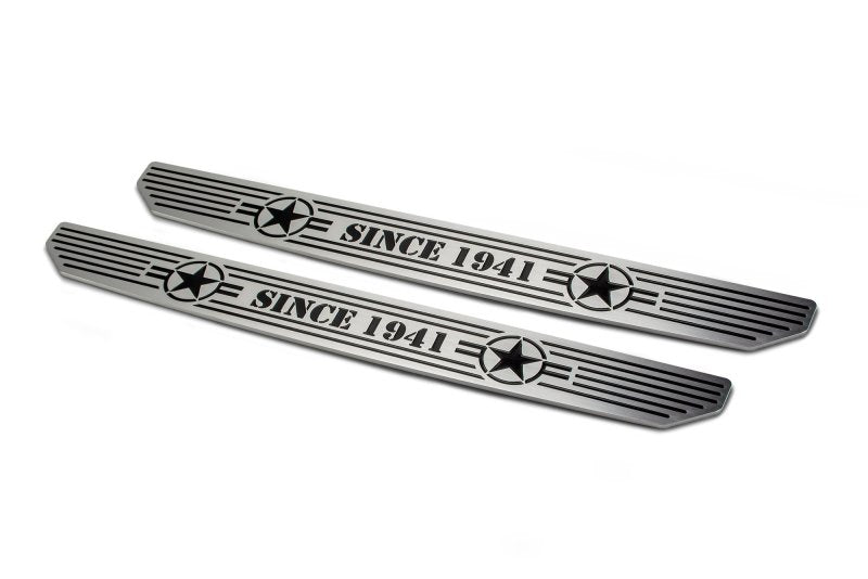 DV8 Offroad 2018-2019 Jeep Gladiator JL Front Sill Plates D-JL-180014-STR2