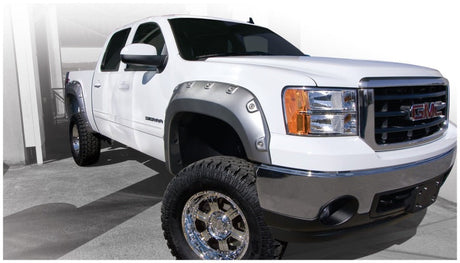 Bushwacker 07-13 GMC Sierra 1500 Boss Pocket Style Flares 2pc - Black 40083-02