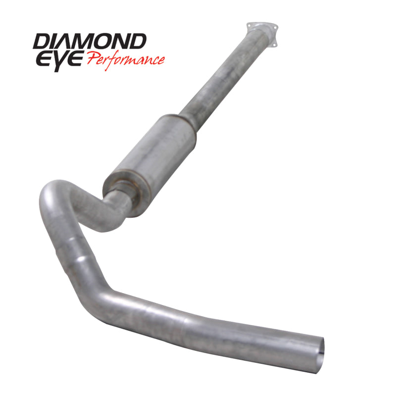 Diamond Eye KIT 4in CB SGL MFLR RPLCMENT PIPE SS 01-05 CHEVY/GMC 6.6L 2500/3500 K4110S-RP