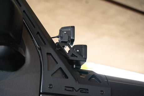 DV8 Offroad 2018+ Jeep Wrangler JLO A Pillar Dual Light Pod Mounts LBJL-11
