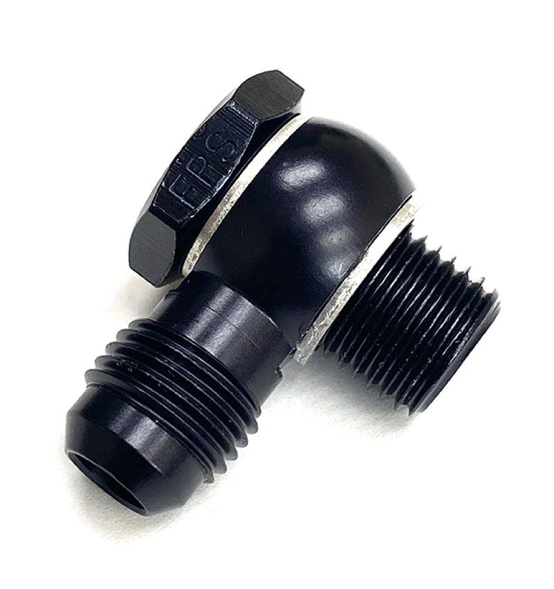 Fragola -4AN Male Banjo x 10mm x 1.0 - Black 980455-BL