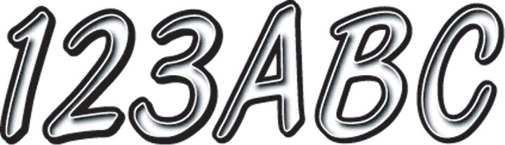 HARDLINE Series 400 Registration Kit (White/Black) WHBKG400