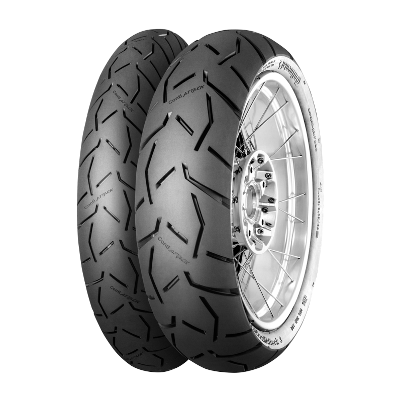 Continental ContiTrailAttack 3 Rear Tire - 190/55 ZR17 M/C 75(W) TL 2445420000