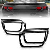 ANZO 2010-2013 Chevrolet Camaro Taillight Bezels - 4pc Gloss Black 351002