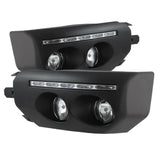 Spyder Toyota FJ Cruiser 07-14 Fog Lights With LED Daytime Running Lights w/swch Blk FL-DRL-TFJ07-BK 5075161