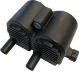 DRAG SPECIALTIES Dual-Fire Ignition Coil - Harley Davidson - Gray NOW BLACK, NOT GRAY 10-2014