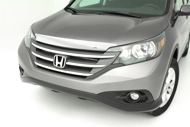 AVS 12-16 Honda CR-V Aeroskin Low Profile Hood Shield - Chrome 622064