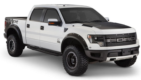 Bushwacker 10-14 Ford F-150 SVT Raptor Pocket Style Flares 4pc - Black 20938-02