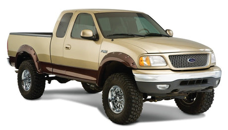 Bushwacker 97-03 Ford F-150 Styleside Cutout Style Flares 2pc 96.0/78.0in Bed - Black 20074-02