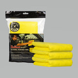 Chemical Guys Workhorse Professional Microfiber Towel - 16in x 16in - Yellow - 3 Pack MICYELLOW03