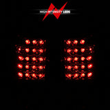 ANZO 1999-2007 Chevrolet Silverado 1500 LED Taillights Red/Clear 311010