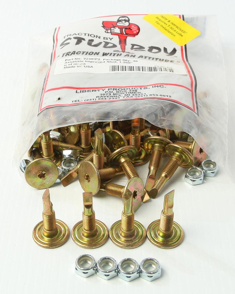 STUD BOY Assassin Studs 1.2" 48/Pkg 5 2235-P2
