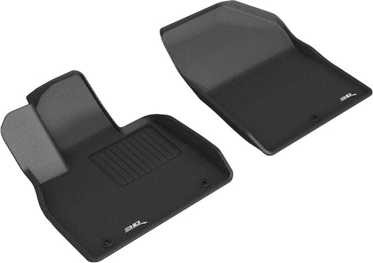 3D MAXpider 2020 Hyundai Palisade Kagu 1st Row Floormat - Black L1HY10011509