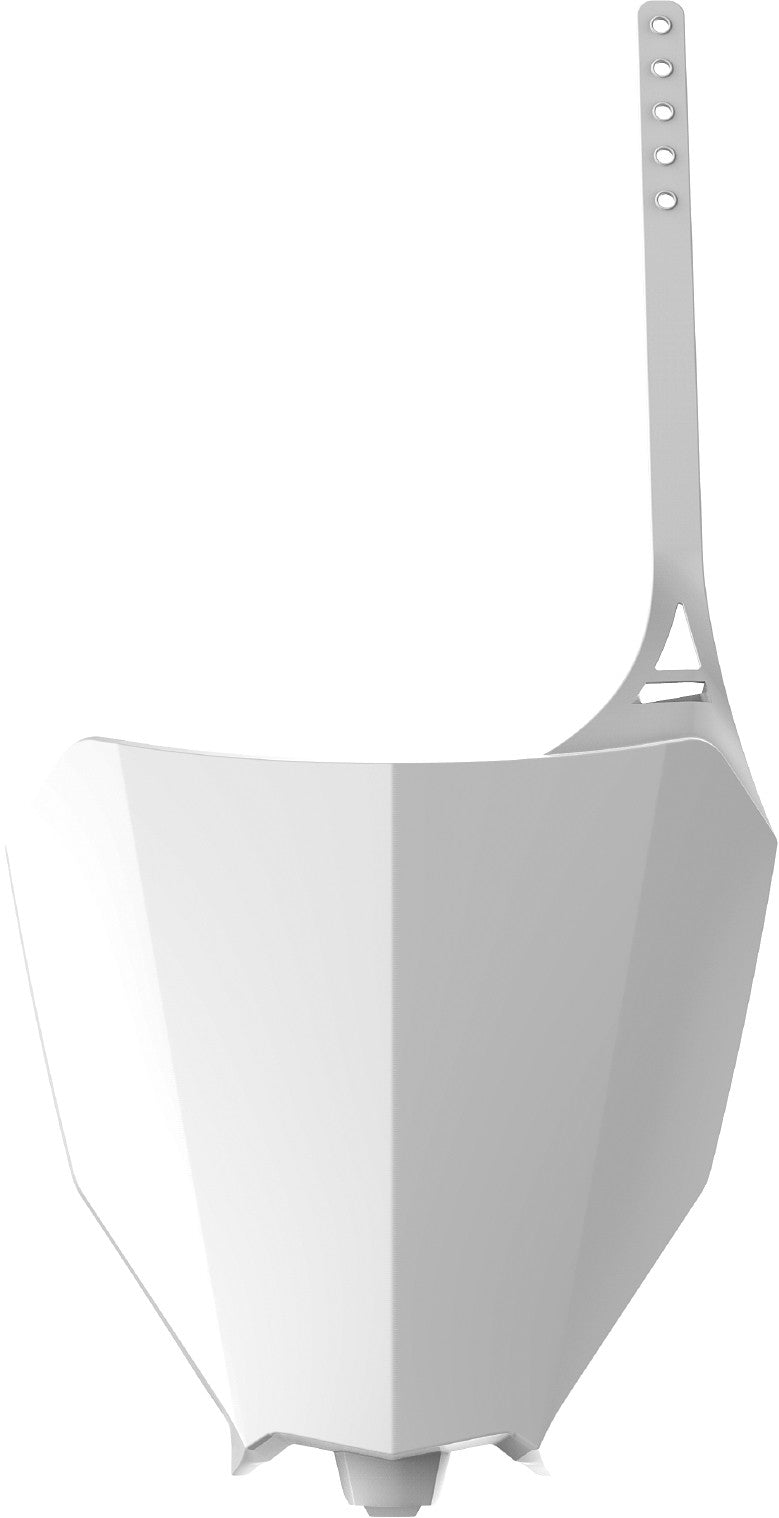 POLISPORT Front Number Plate White 8667200002