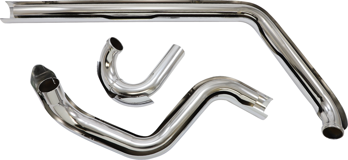 COBRA True Dual Exhaust - Billet Tip - '86-'06 Softail 6984