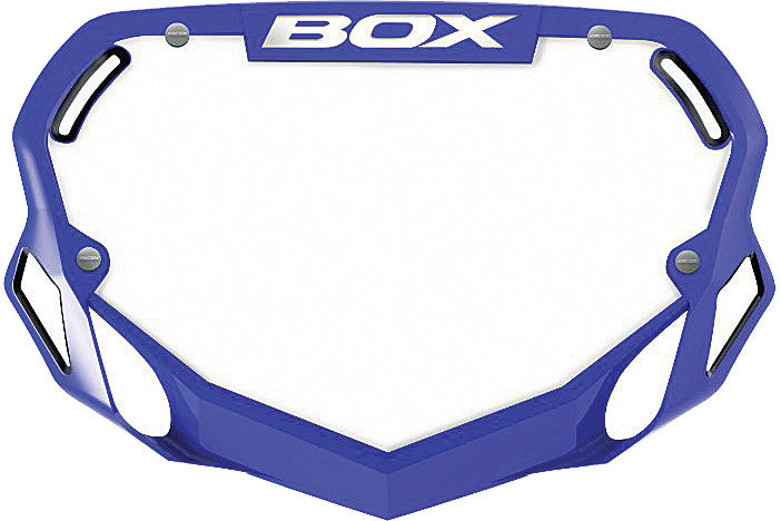 BOX Phase 1 Mini Number Plate Blue BX-NP13000SM-BL